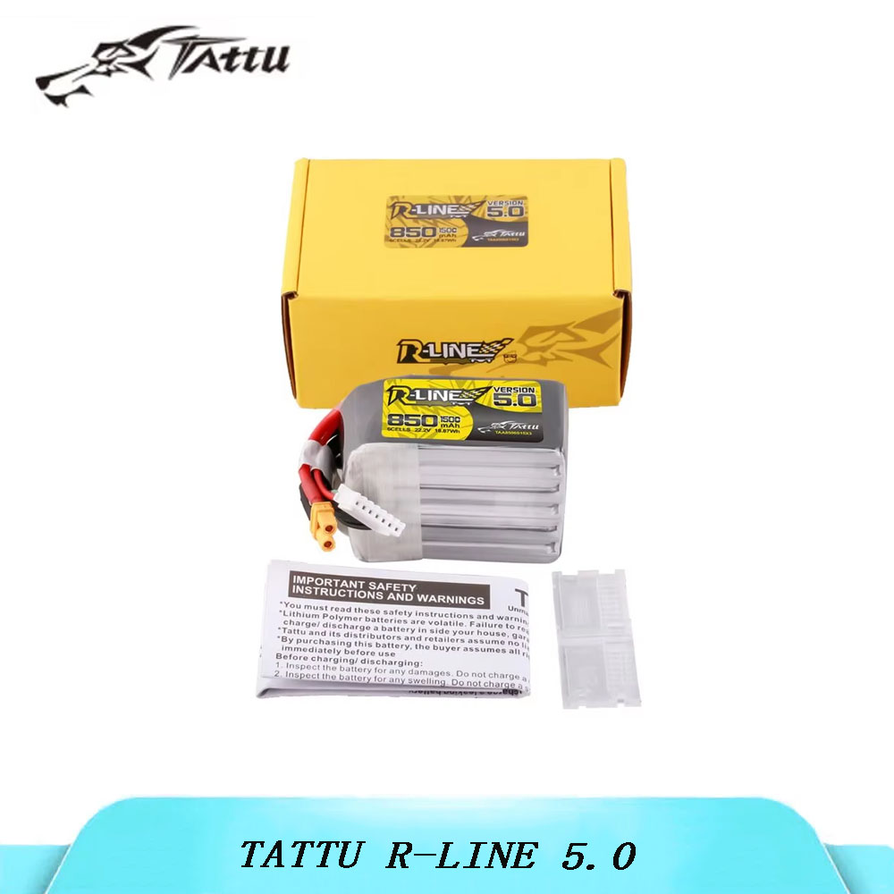 TATTU R-LINE 5.0 3S 4S 6S リポバッ - Drone Battery 3S のレビューと価格