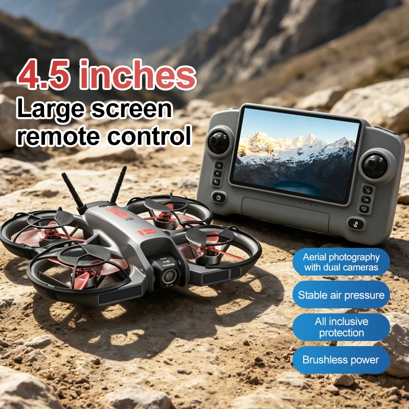 2026年型 新しいM15 FPVドローン。画面付き、ブラシ - Drone Battery Case のレビューと価格