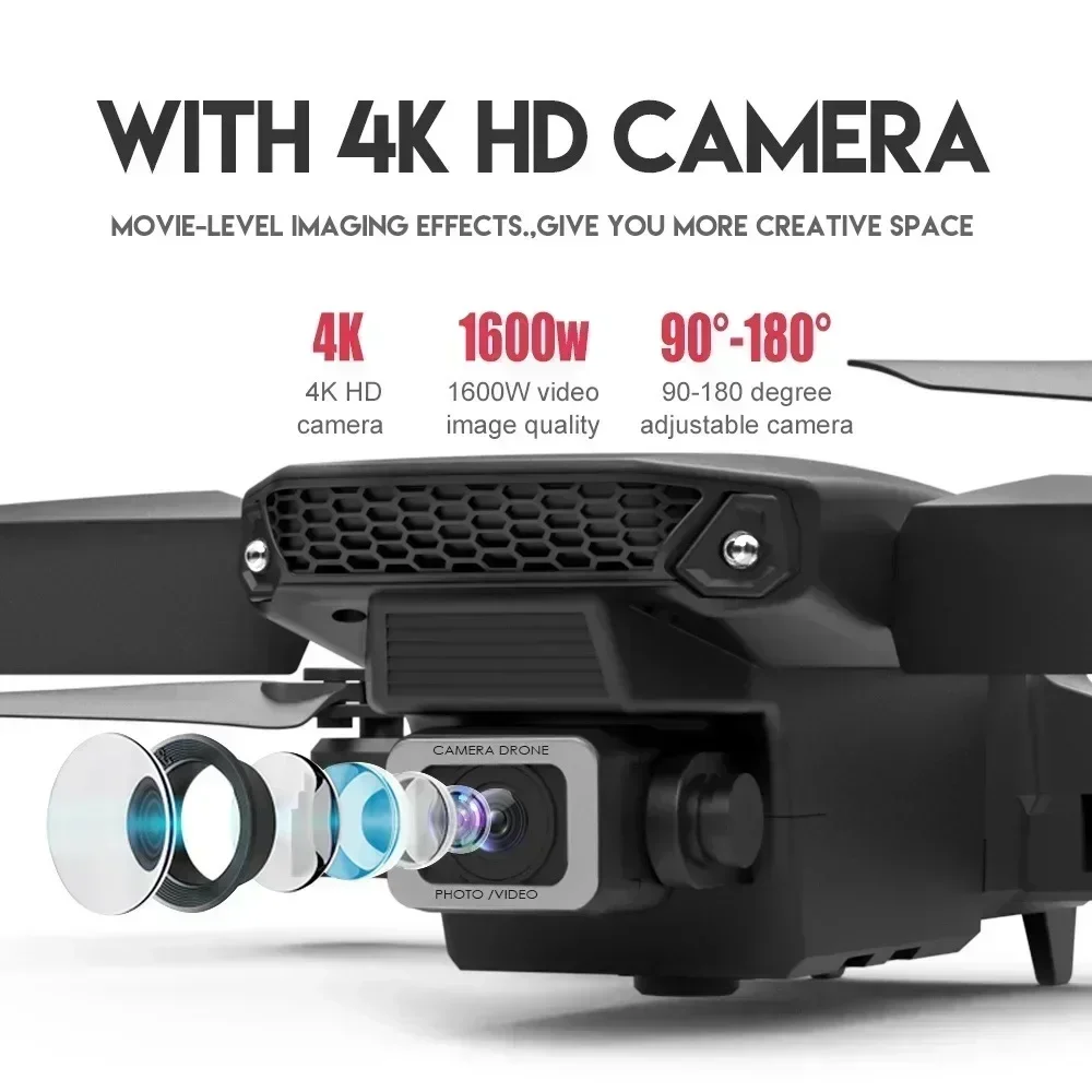 2025 E88Pro 4K RCドローン 1080P広角H - Eachine Drone E58 のレビューと価格